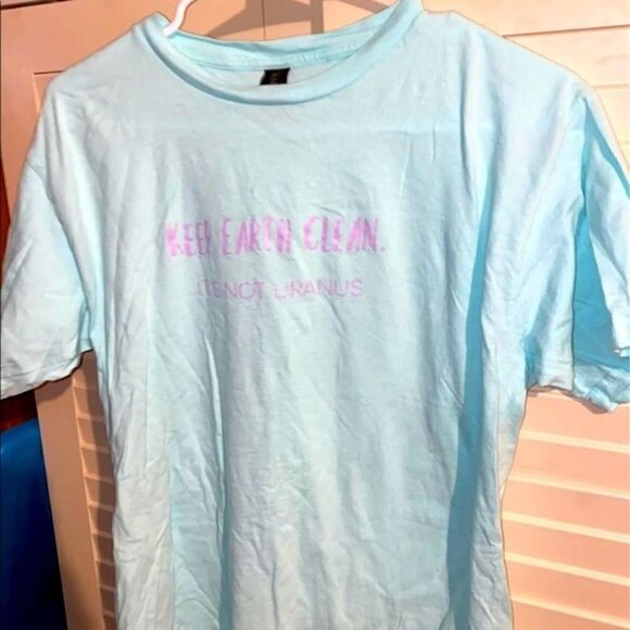 Keep Earth Clean It’s Not Uranus Girls shirt - Picture 1 of 5